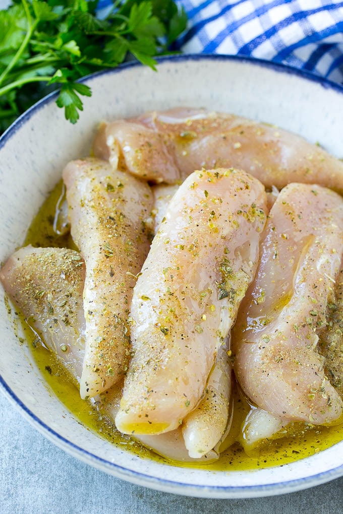Marinated Chicken Tenderloins